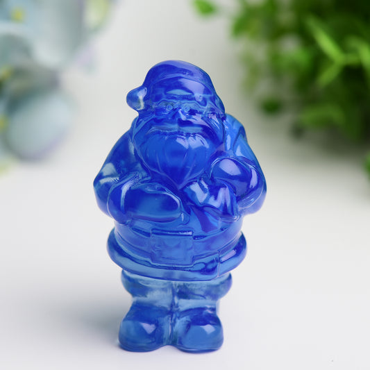 3.1" Mixed Crystal Santa Claus Carving Crystal Healing Bulk Wholesale