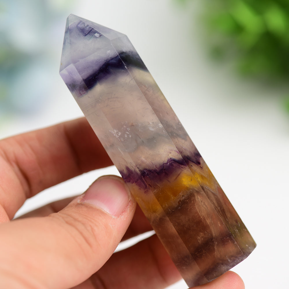 3.5"-4.0" Fluorite Crystal Tower Crystal Healing Bulk Wholesale