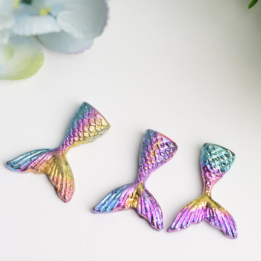 1.3"-3.8" Aura Bismuth Carvings Crystal Healing Bulk Wholesale