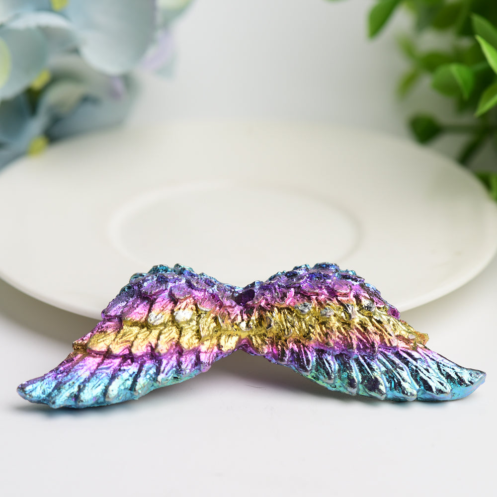 1.3"-3.8" Aura Bismuth Carvings Crystal Healing Bulk Wholesale