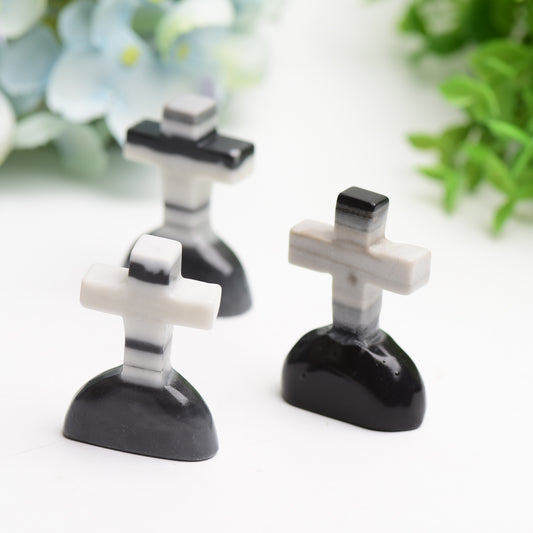 2.0" Jade Tomb Carving for Halloween Decor Bulk Wholesale