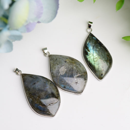 2.0" Labradorite Crystal Pendant