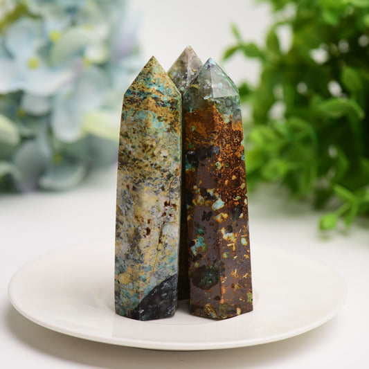 3.3"-4.0" Imperial Jasper Crystal Point Crystal Healing Bulk Wholesale