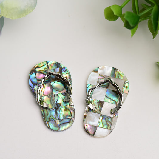 Aura Shell Mini Slipper Crystal Healing Bulk Wholesale
