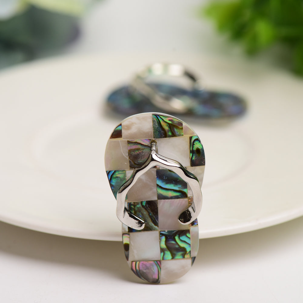 Aura Shell Mini Slipper Crystal Healing Bulk Wholesale