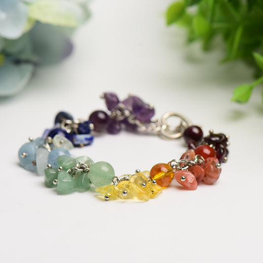 Mixed Crystal Chakra Bracelet Crystal Healing Bulk Wholesale