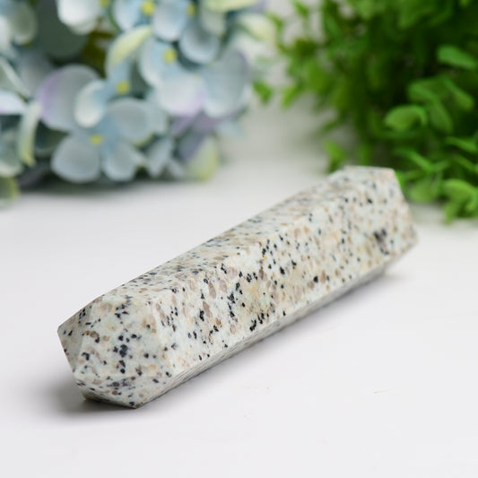 6.0"-8.0" Kiwi Jasper Crystal Tower