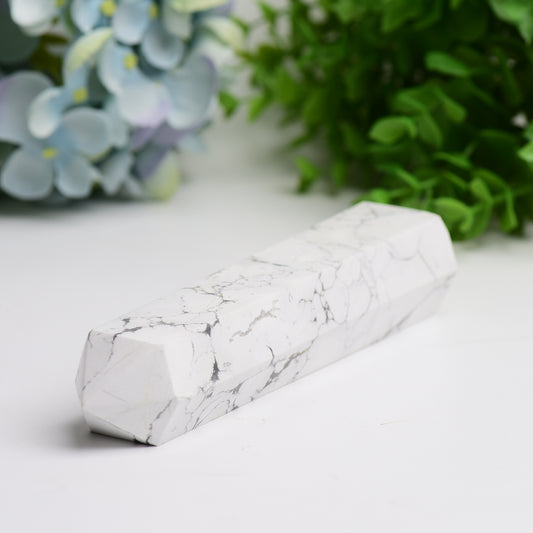 6.0"-8.0" Howlite Crystal Tower Bulk Wholesale