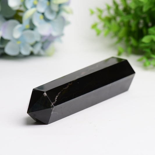 6.0"-8.0" Blue Tiger's Eye Crytsal Tower Bulk Wholesale