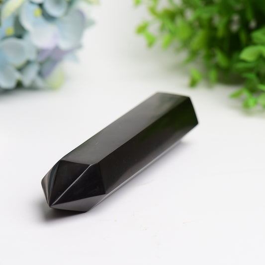 6.0"-8.0" Black Tourmaline Crystal Tower Bulk Wholesale