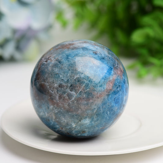 2.0"-3.0" Ble Appatite Crystal Sphere Bulk Wholesale