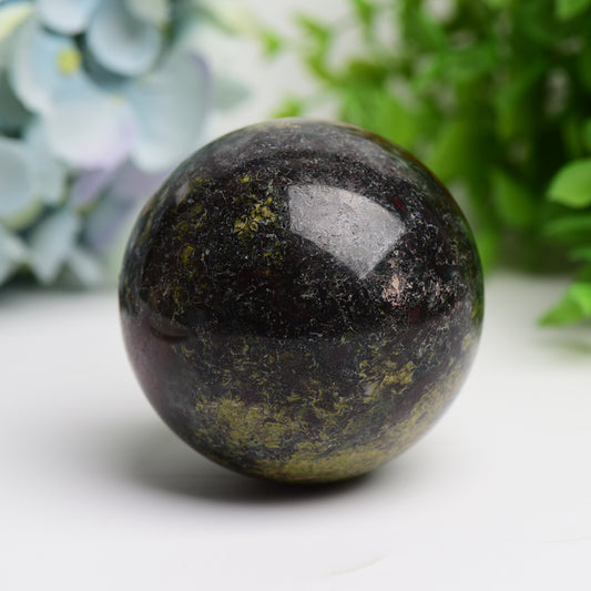1.8"-2.0" Dragon Blood Stone Crystal Sphere Bulk Wholesale