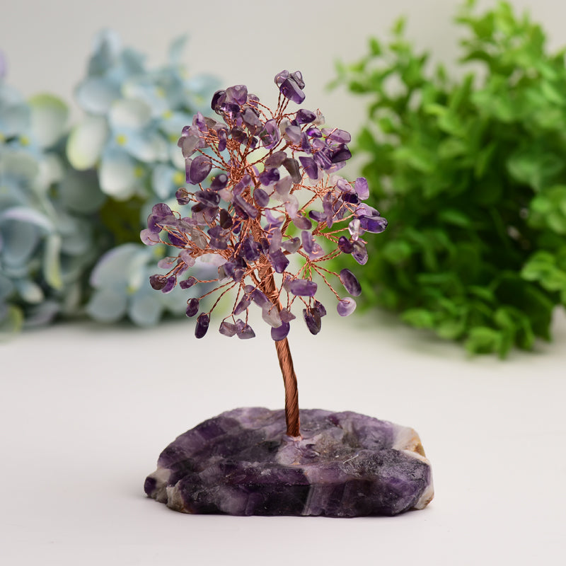 Crystal Tree with Dream Amethyst Base Free Form Bulk Wholesale
