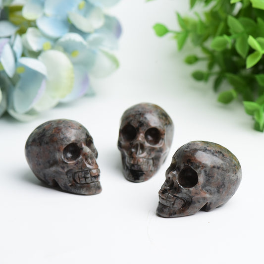1.85" Yooperlite Skull Crystal Carving Crystal Healing Bulk Wholesale