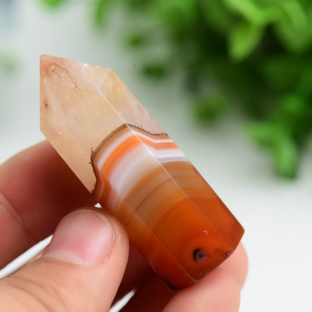 2.0"-2.3" Carnelian Point Crystal Healing Bulk Wholesale