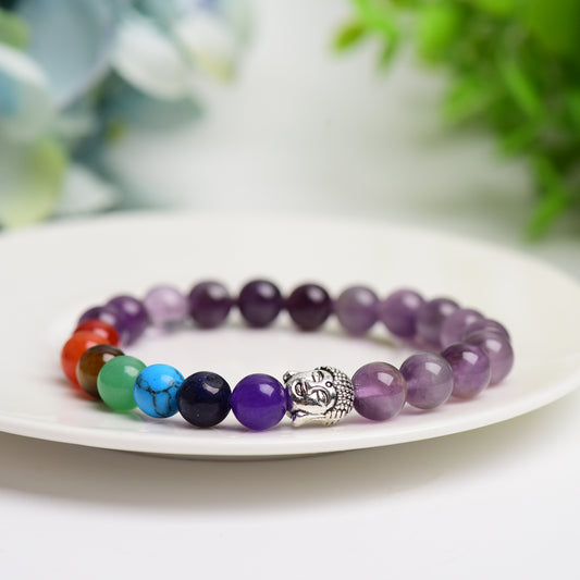 Chakra Mixed Crystal Bracelet Bulk Wholesale
