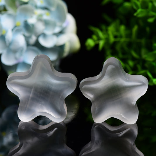 2.3" Star Shape Selenite Bowl Bulk Wholesale