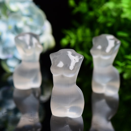 3.0" Selenite Model Carving Crystal Healing Bulk Wholesale