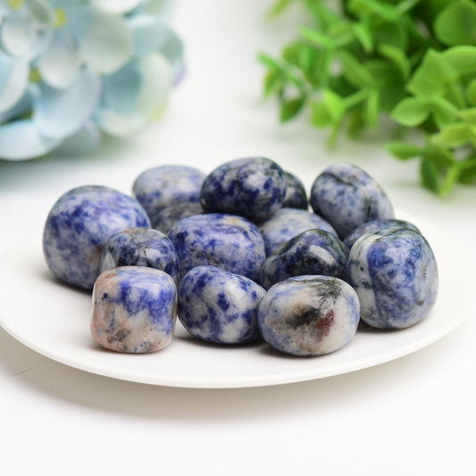 Blue Dot Crystal Tumbles Crystal Healing Bulk Wholesale