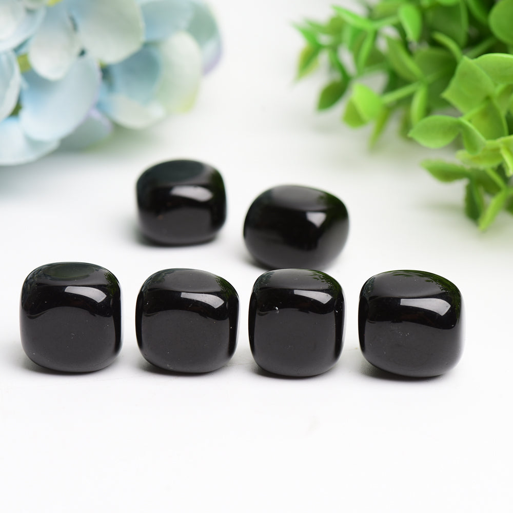 Black Obsidian Crystal Tumbles Crystal Healing Bulk Wholesale