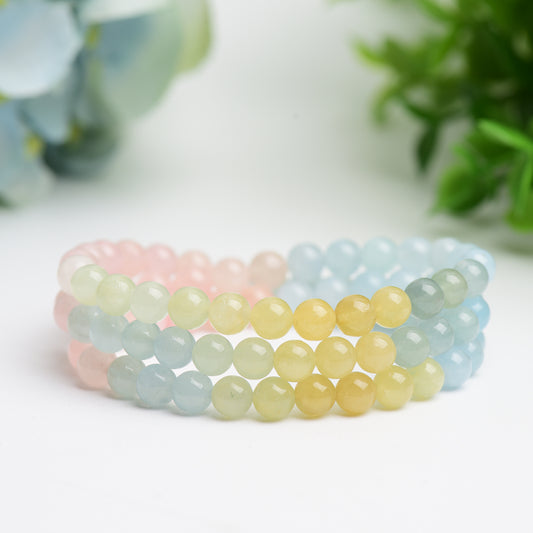 6.0mm Morganite Bracelet Bulk Wholesale