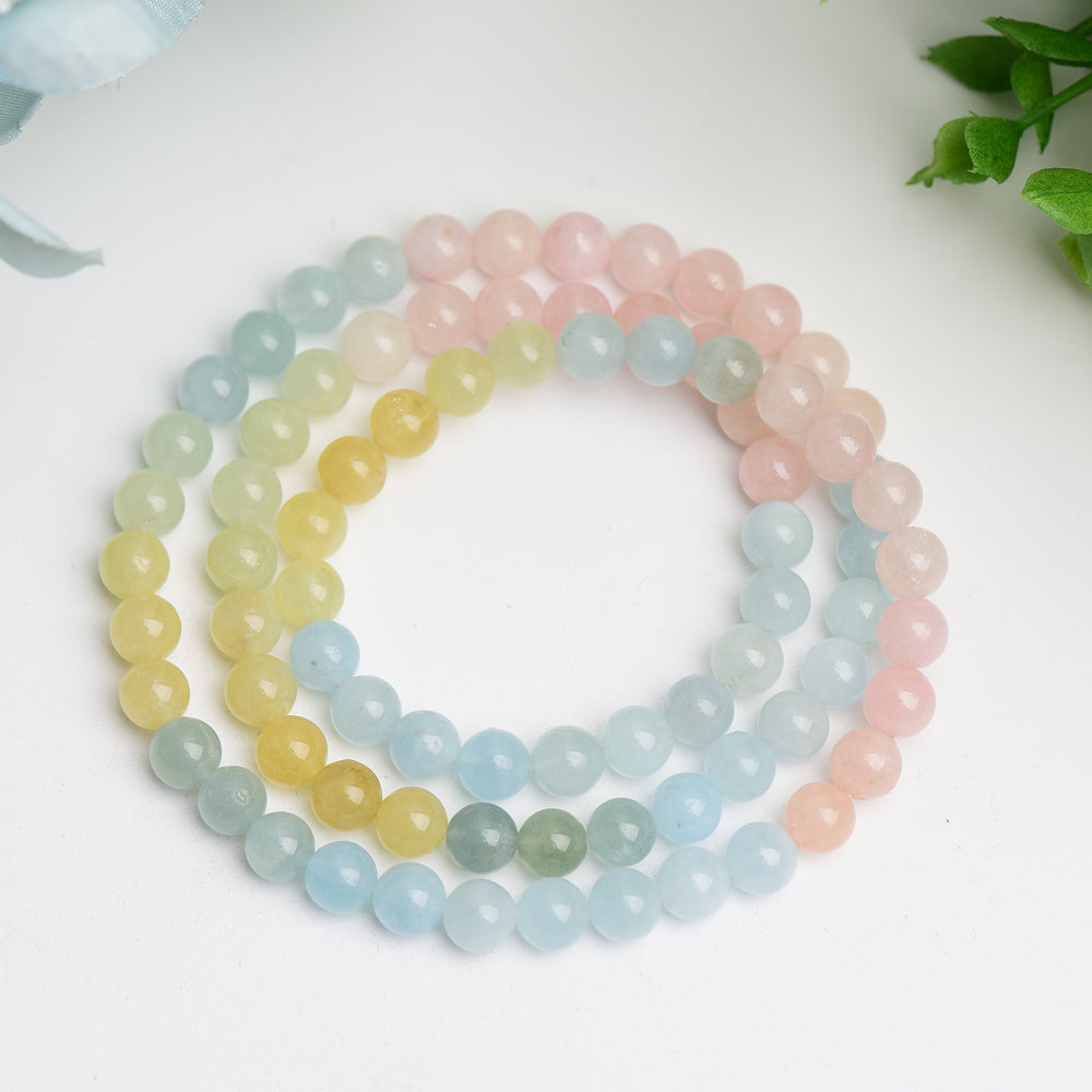 6.0mm Morganite Bracelet Bulk Wholesale