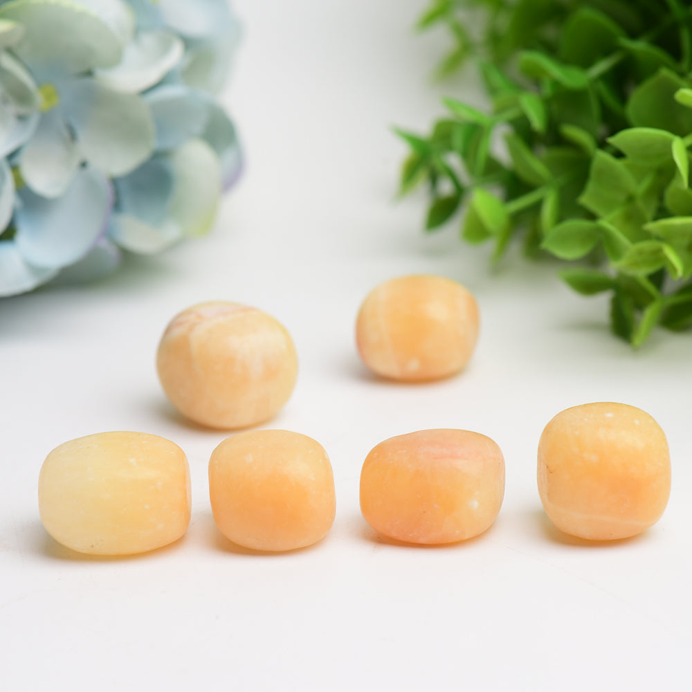 Orange Calcite Crystal Tumble Crystal Healing Bulk Wholesale