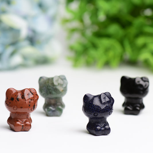 1.2" Hello Kitty Crystal Carving