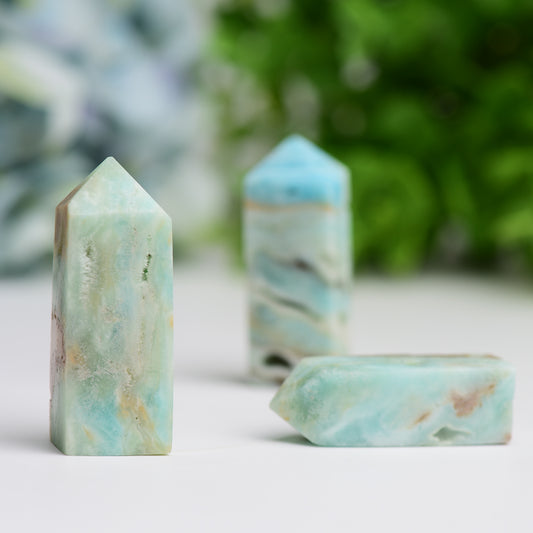 Set of 3 Hemimorphite Point Bag