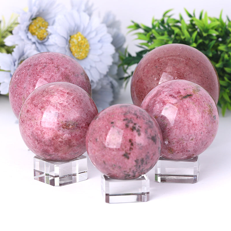 Rhodonite Sphere