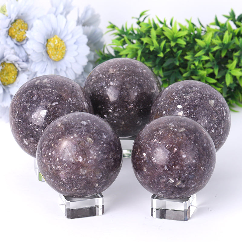 Lepidolite Sphere