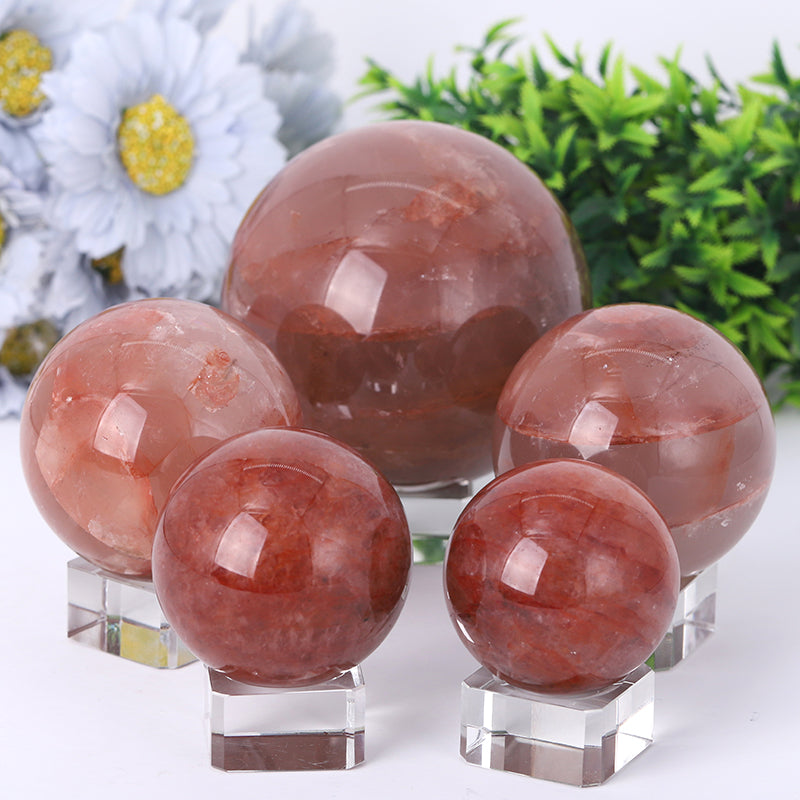 Fire Quartz Sphere