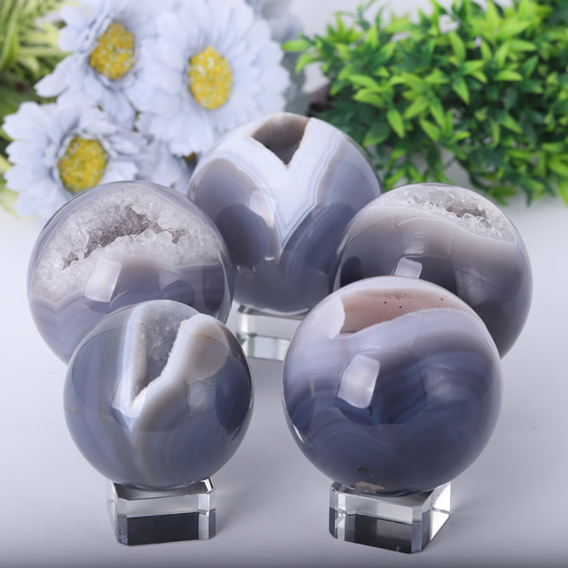Druzy Agate Sphere