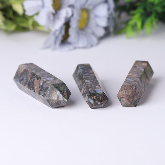 Natural Que Sera Point Llanite Healing Crystal Tower
