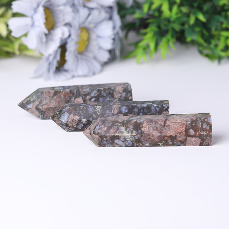 Natural Que Sera Point Llanite Healing Crystal Tower