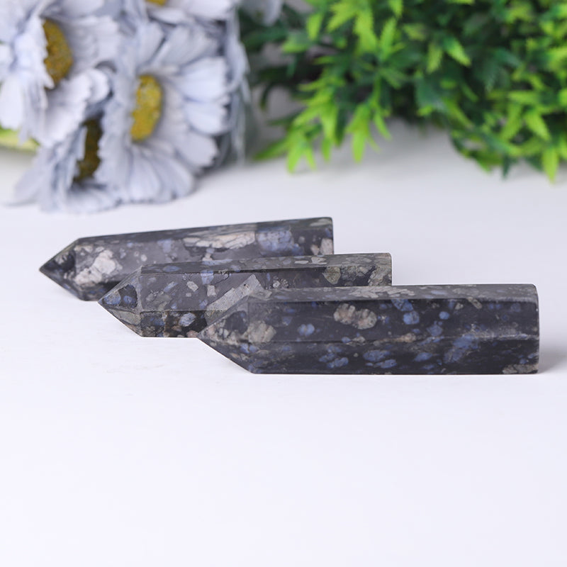 Wholesale Natural Que Sera Point Llanite Healing Stone for Collection