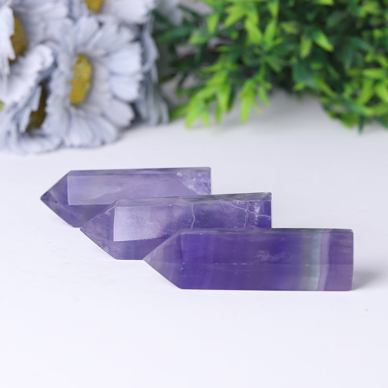 Wholesale Natural Healing Stone Purple Fluorite Points
