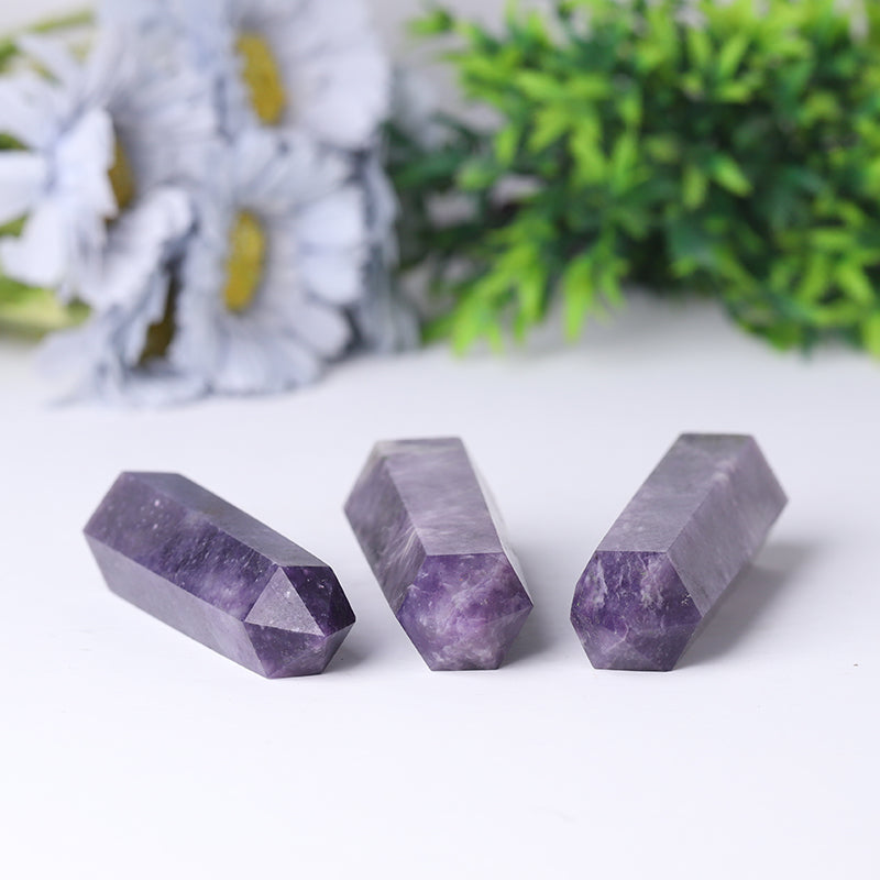 Wholesale High Quality Purple Lepidoite Crystal Point For Decoration