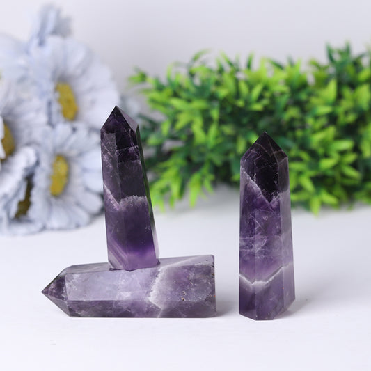 Wholesale Natural Dream Amethyst Chevron-Amethyst Points
