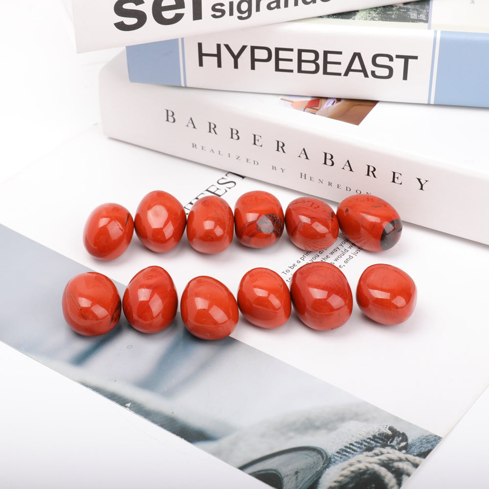 0.5kg Red Jasper Crystal Tumbles