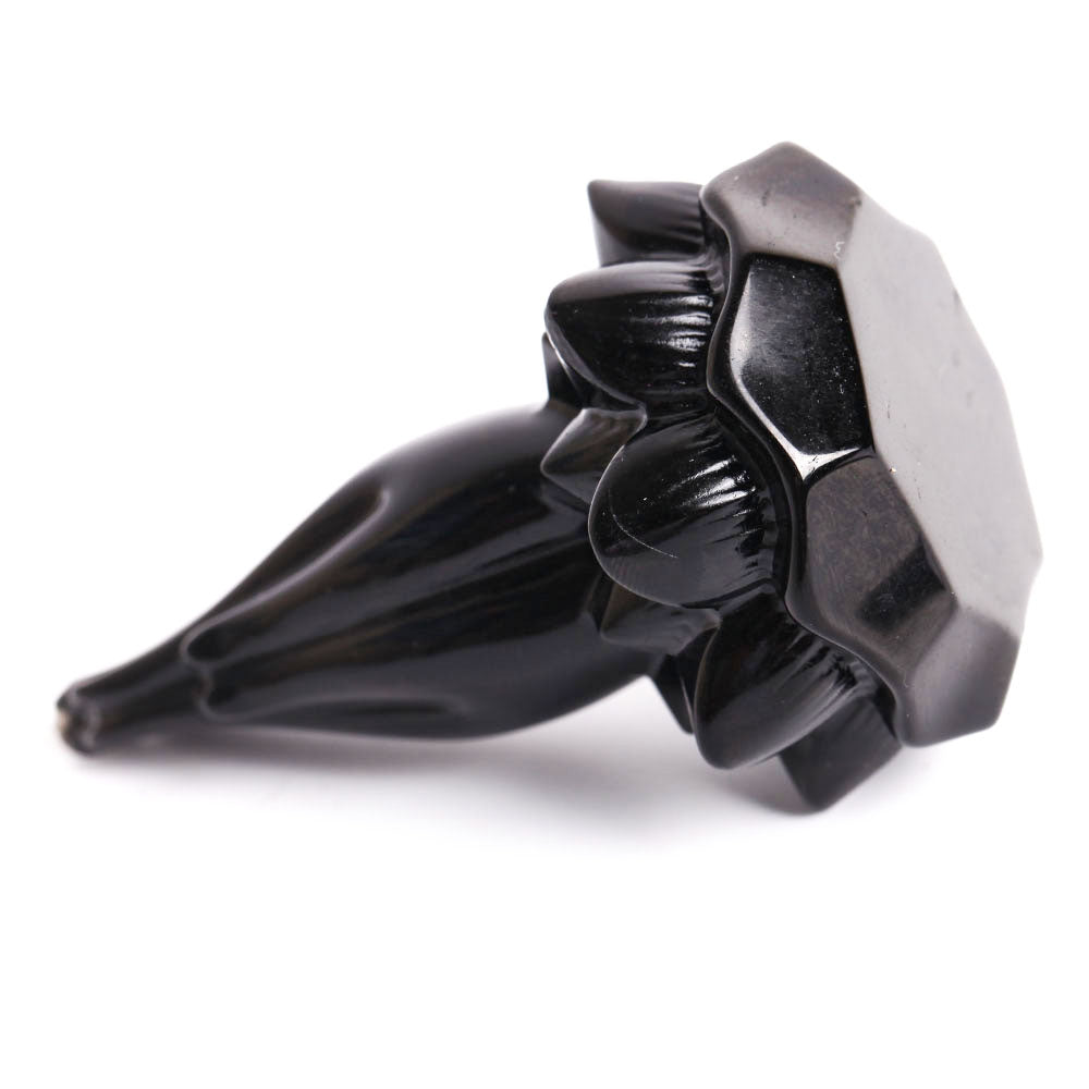 Black Obsidian Buddha Hand Carving Decoration