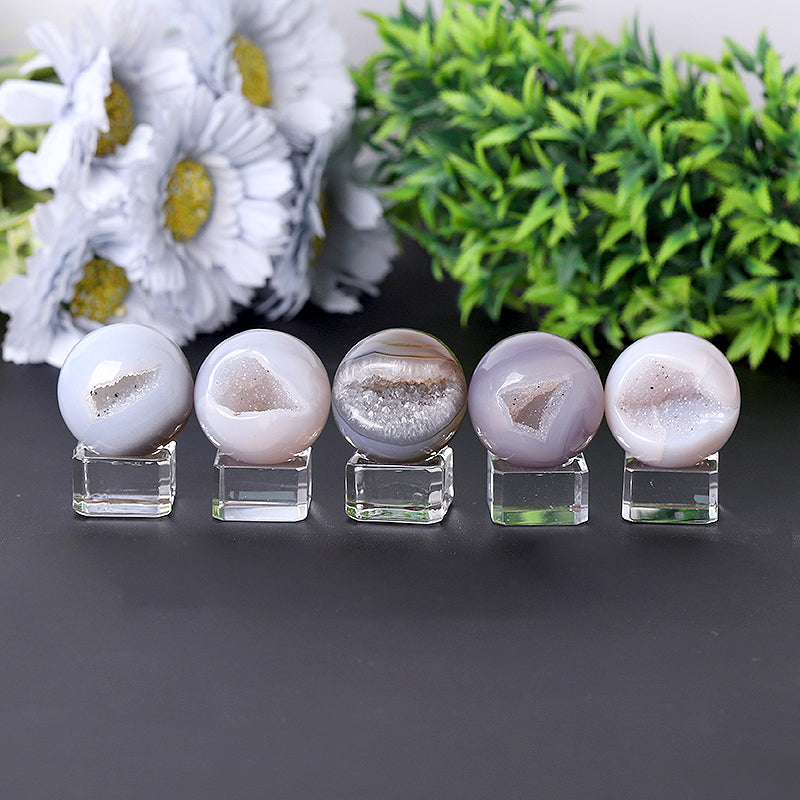 Druzy Agate Sphere