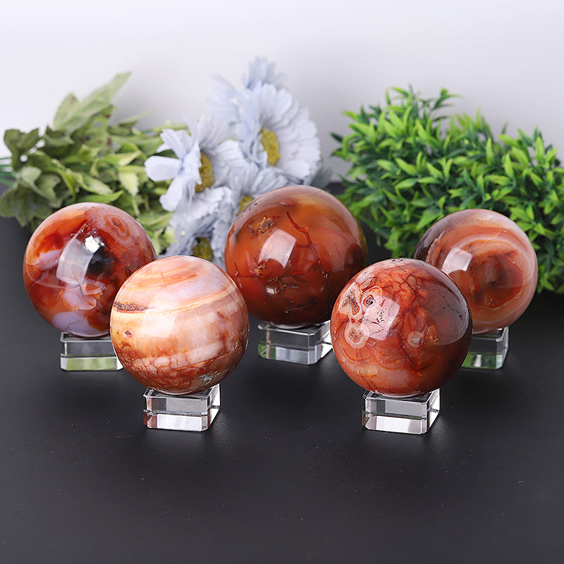 Fire Quartz Sphere