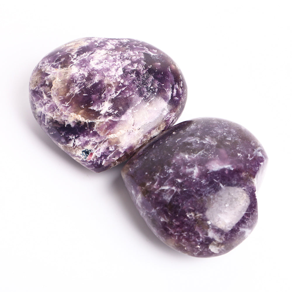 Lepidolite Heart Shape Free Form