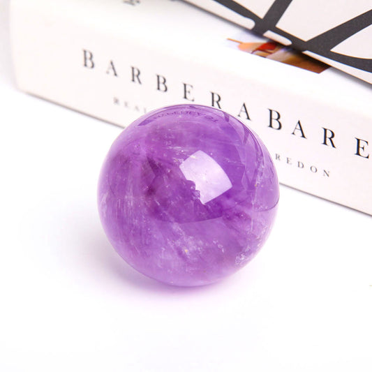 Natural Amethyst Crystal Sphere