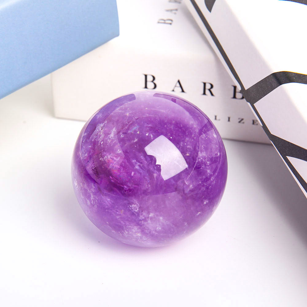 Natural Amethyst Crystal Sphere