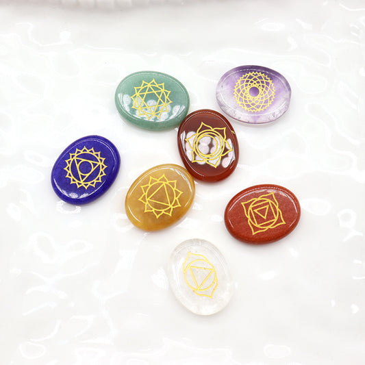 7 Chakra Worry Stones