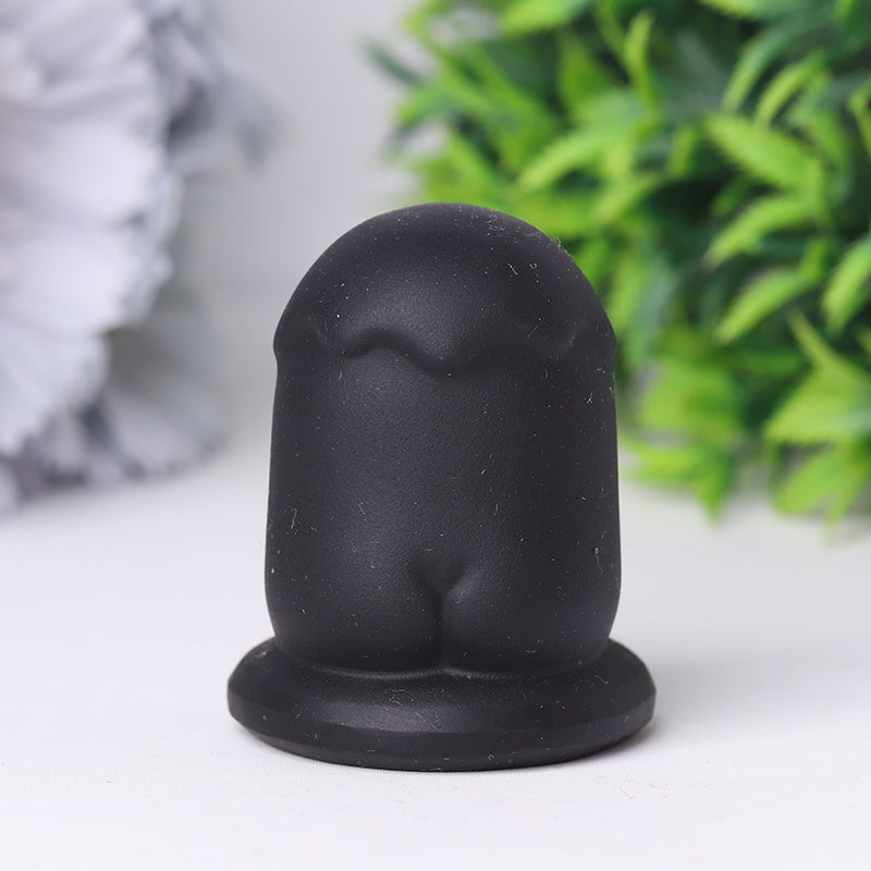 Black Obsidian Crystal Carvings