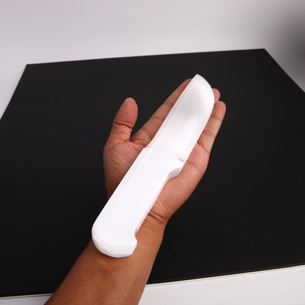 Selenite Knife Crystal Carvings