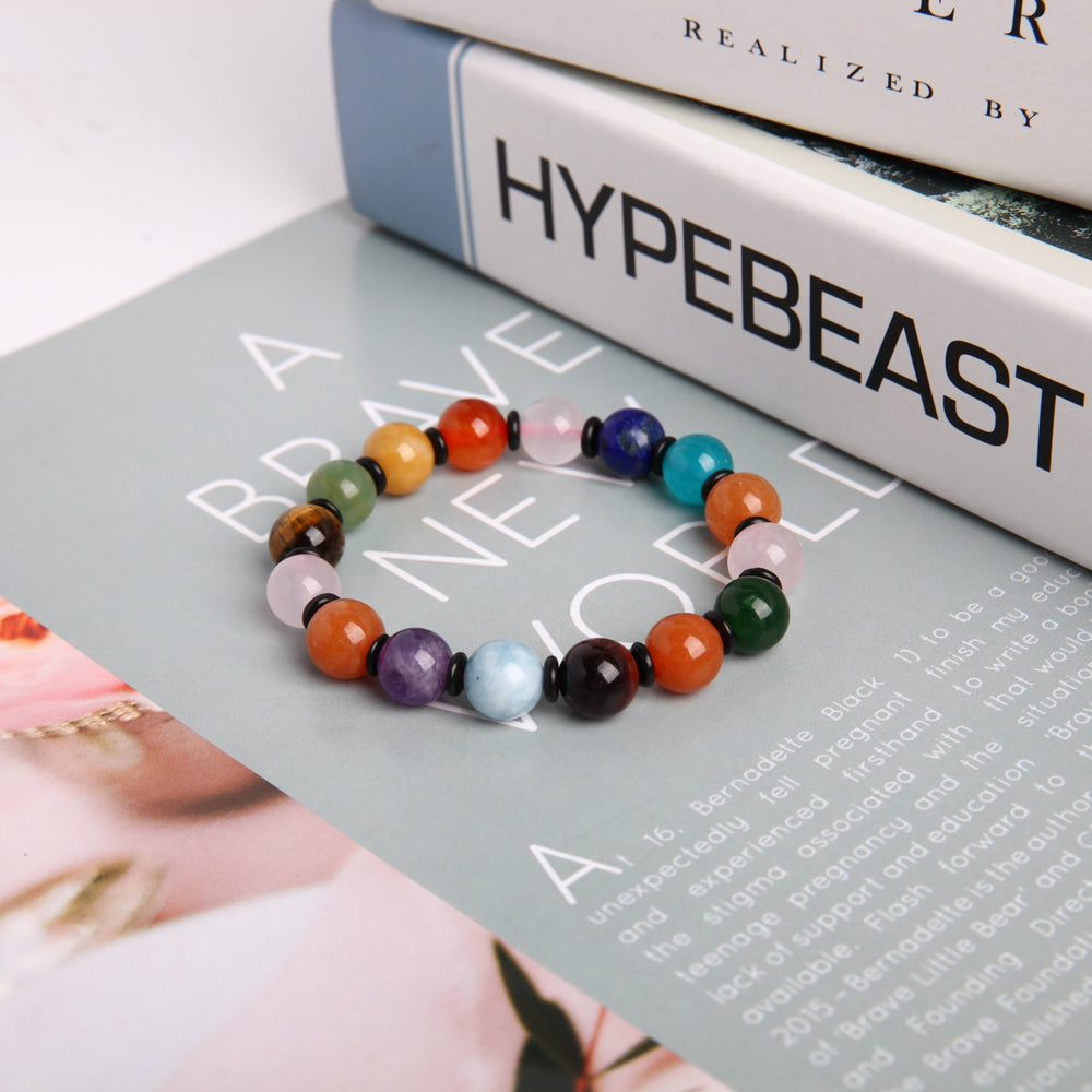 10mm Chakra Crystal Bracelet